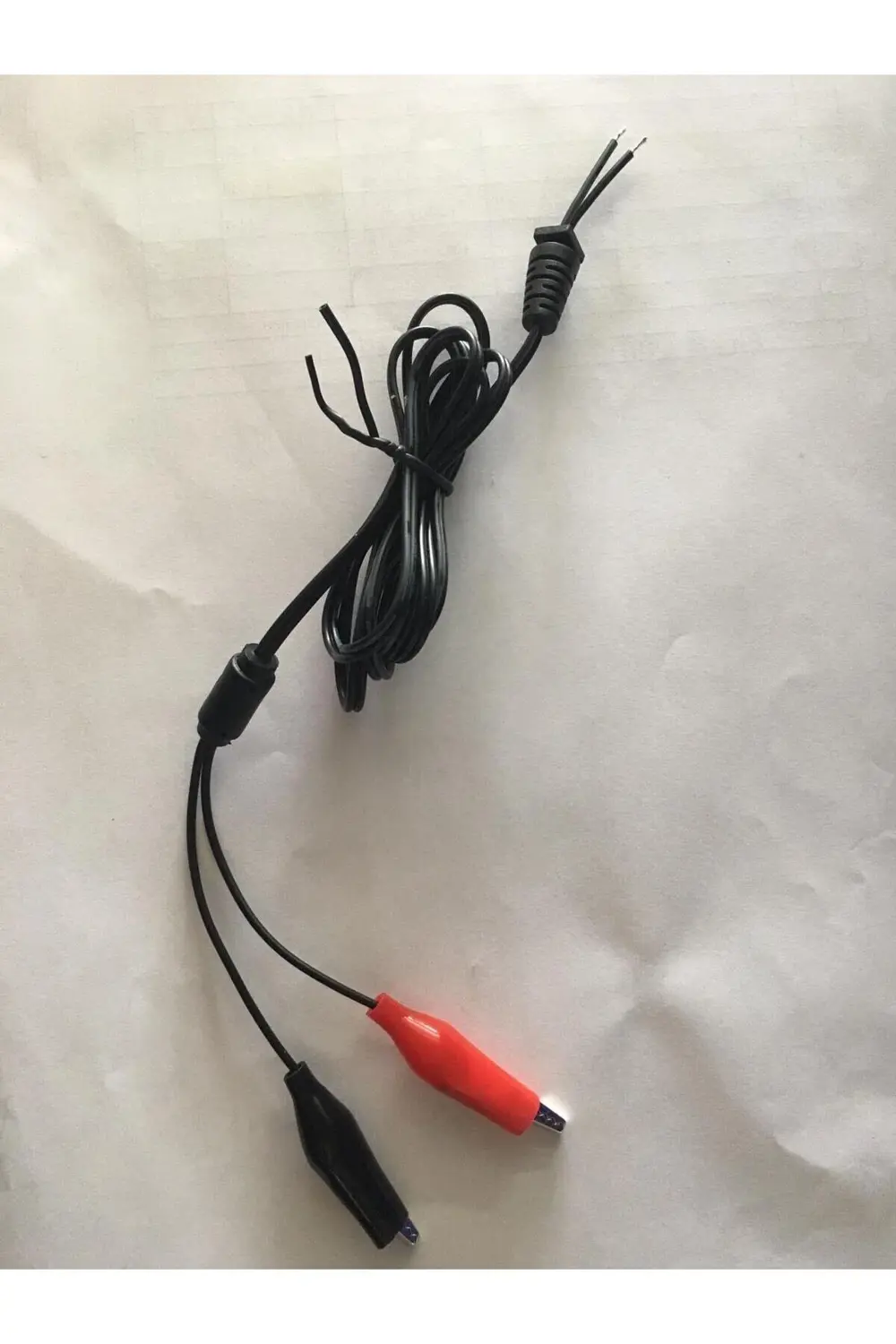 YERLİ ÜRETİM 1.2 METRE KROKODİL UÇLU YEDEK ADAPTÖR KABLOSU (4808)