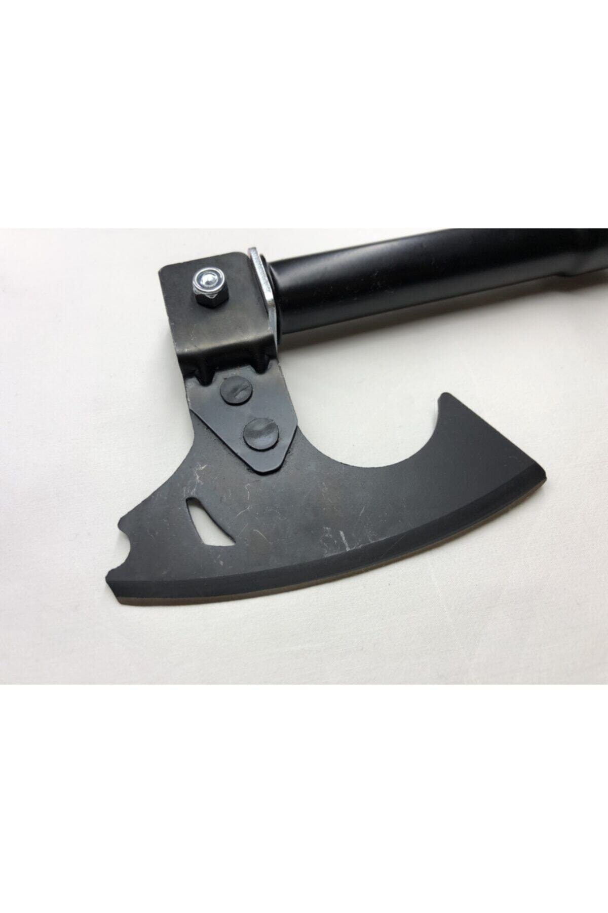 Yerli Üretim Karbon Çelik Pratik Sökülür Balta Özel Siyah Çantası