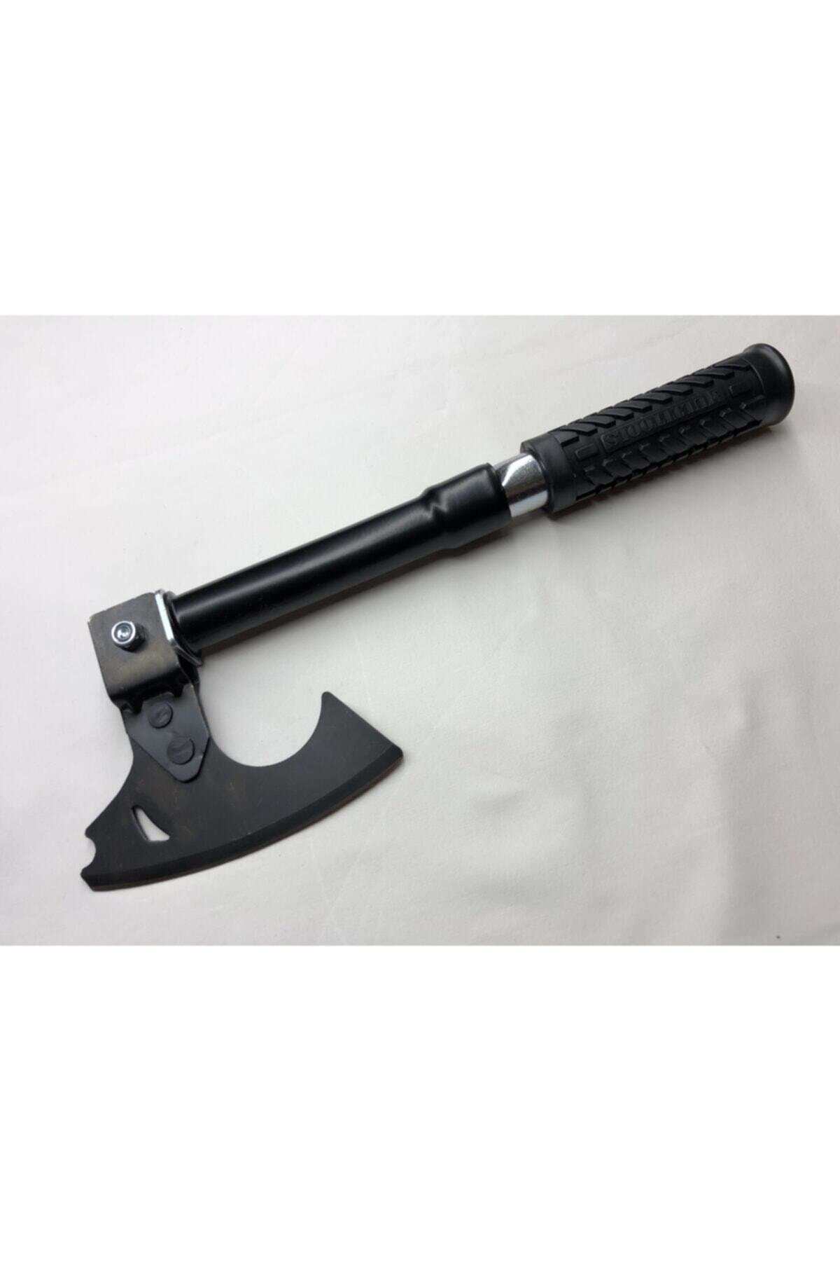 Yerli Üretim Karbon Çelik Pratik Sökülür Balta Özel Siyah Çantası