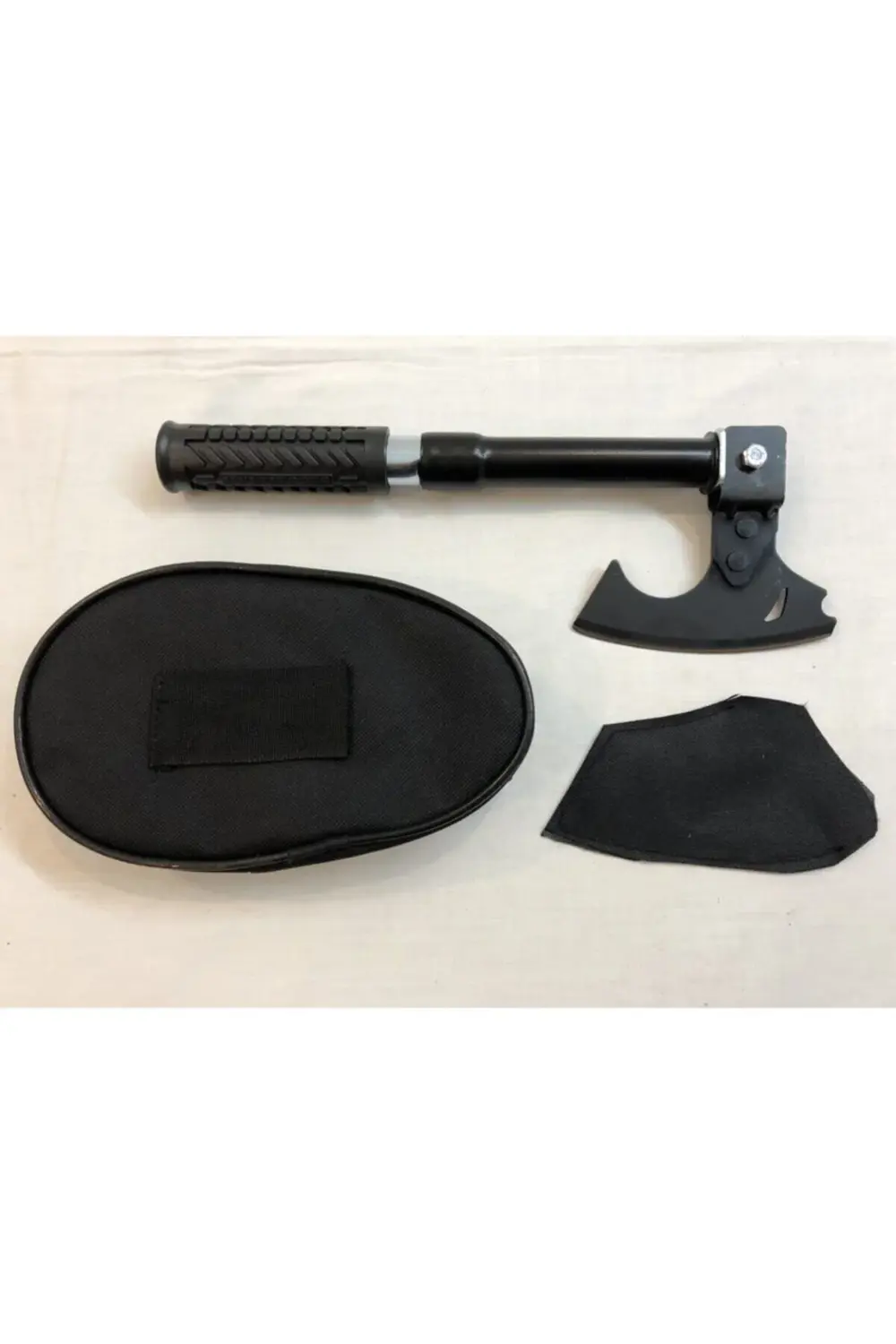 Yerli Üretim Karbon Çelik Pratik Sökülür Balta Özel Siyah Çantası