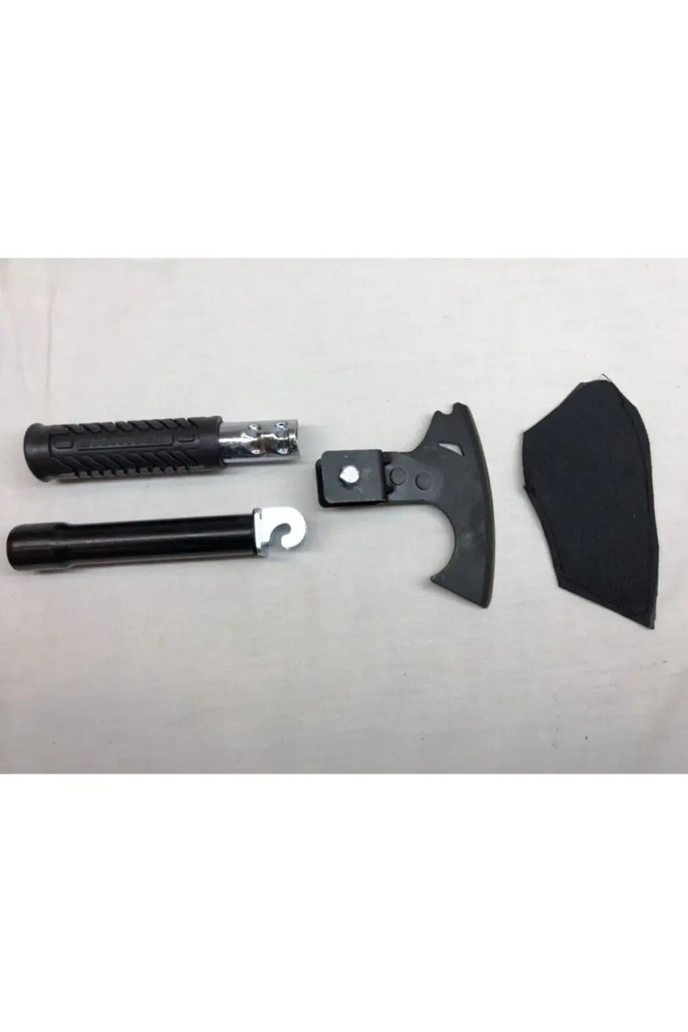 Yerli Üretim Karbon Çelik Pratik Sökülür Balta Özel Siyah Çantası