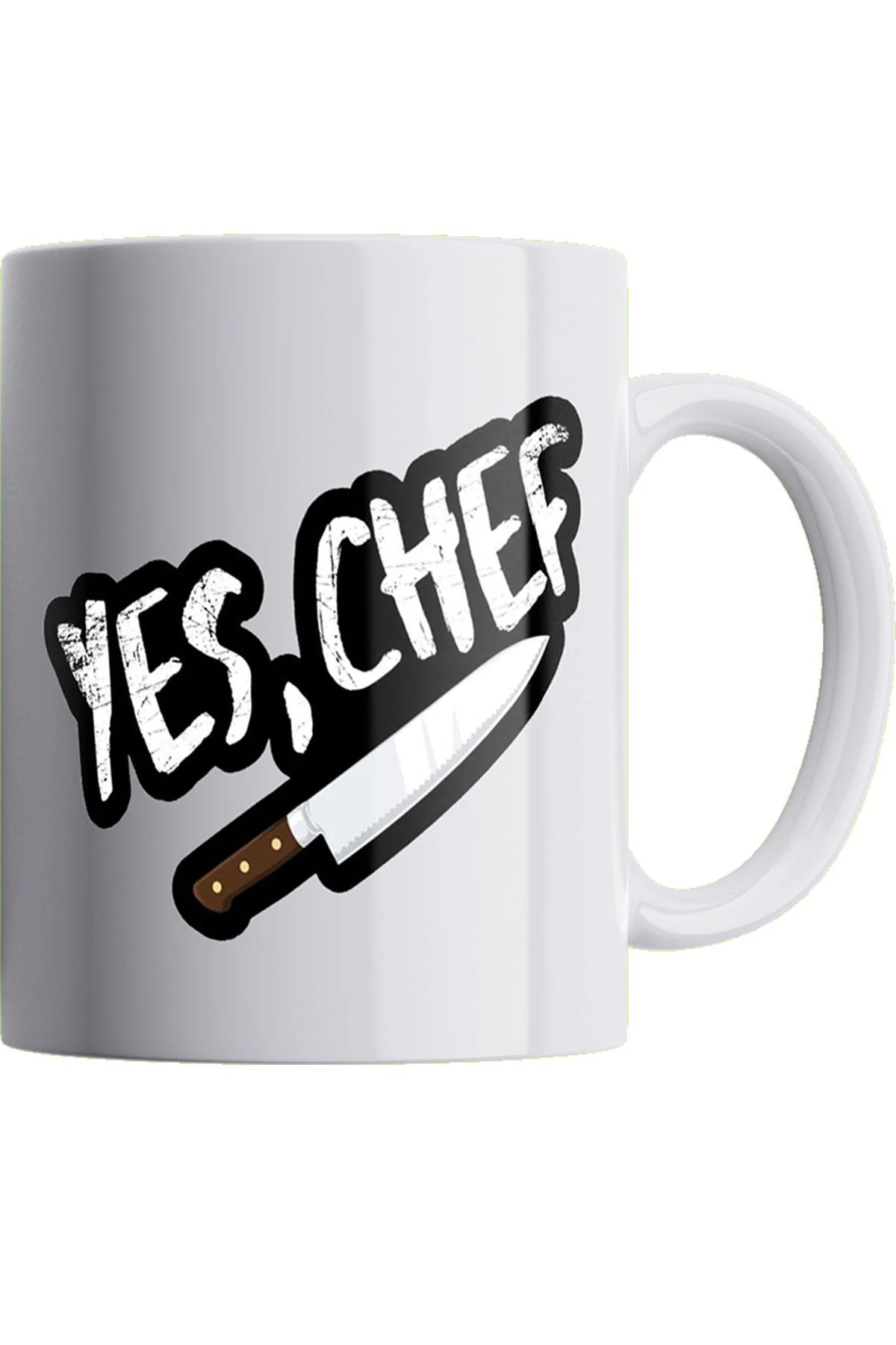 Yes Chef! Baskılı Porselen Kupa