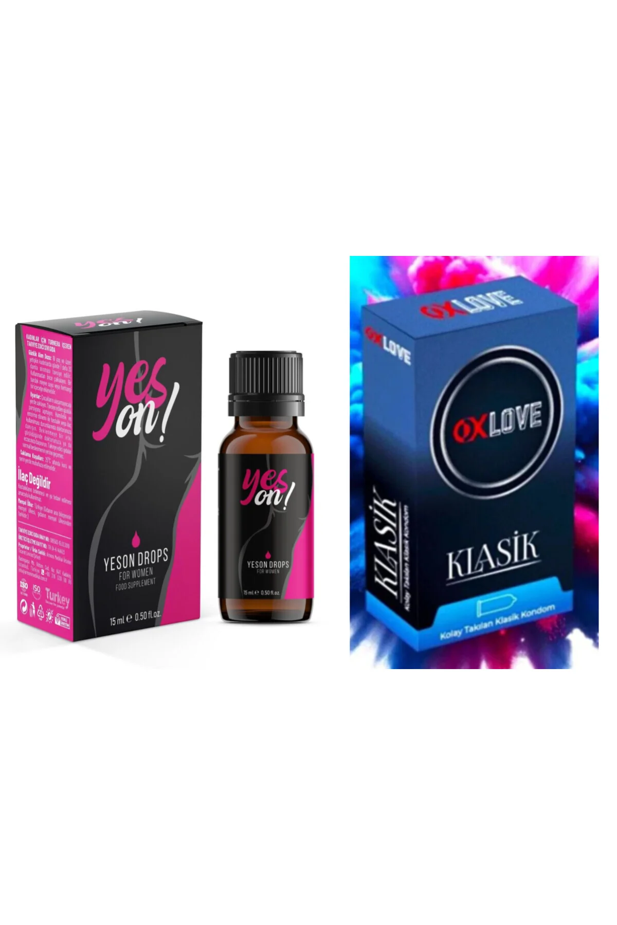 Yes on drop Damla 15ml ve HEDİYESİ
