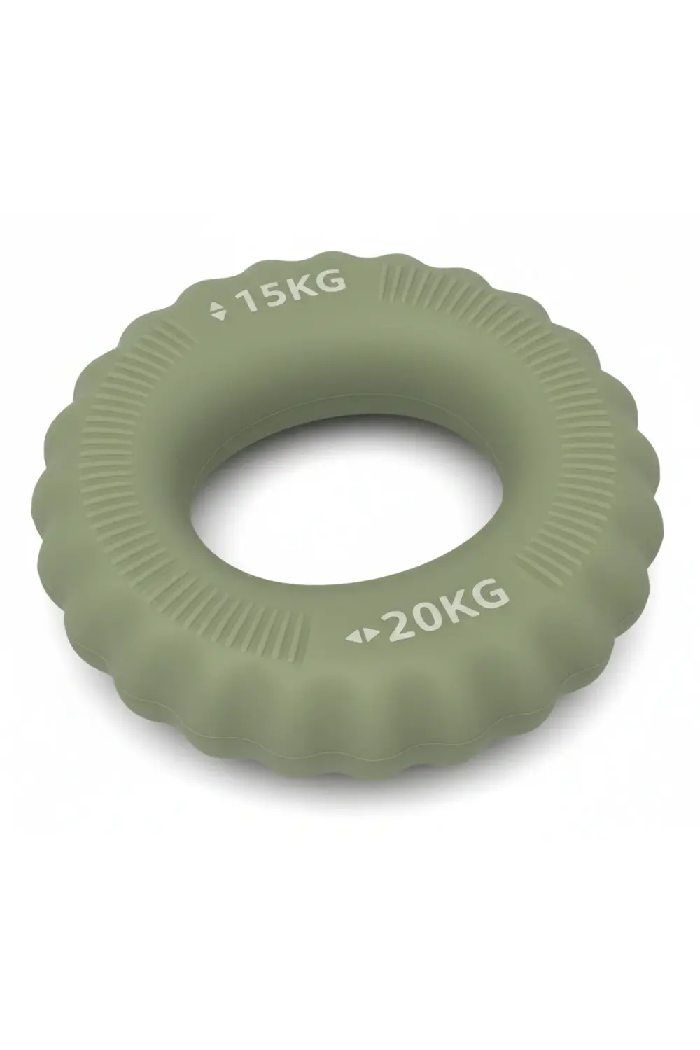 Yeşil 15-20 kg Silikon Sıksık-Spor-Egzersiz-Fizik Tedavi Aleti-El