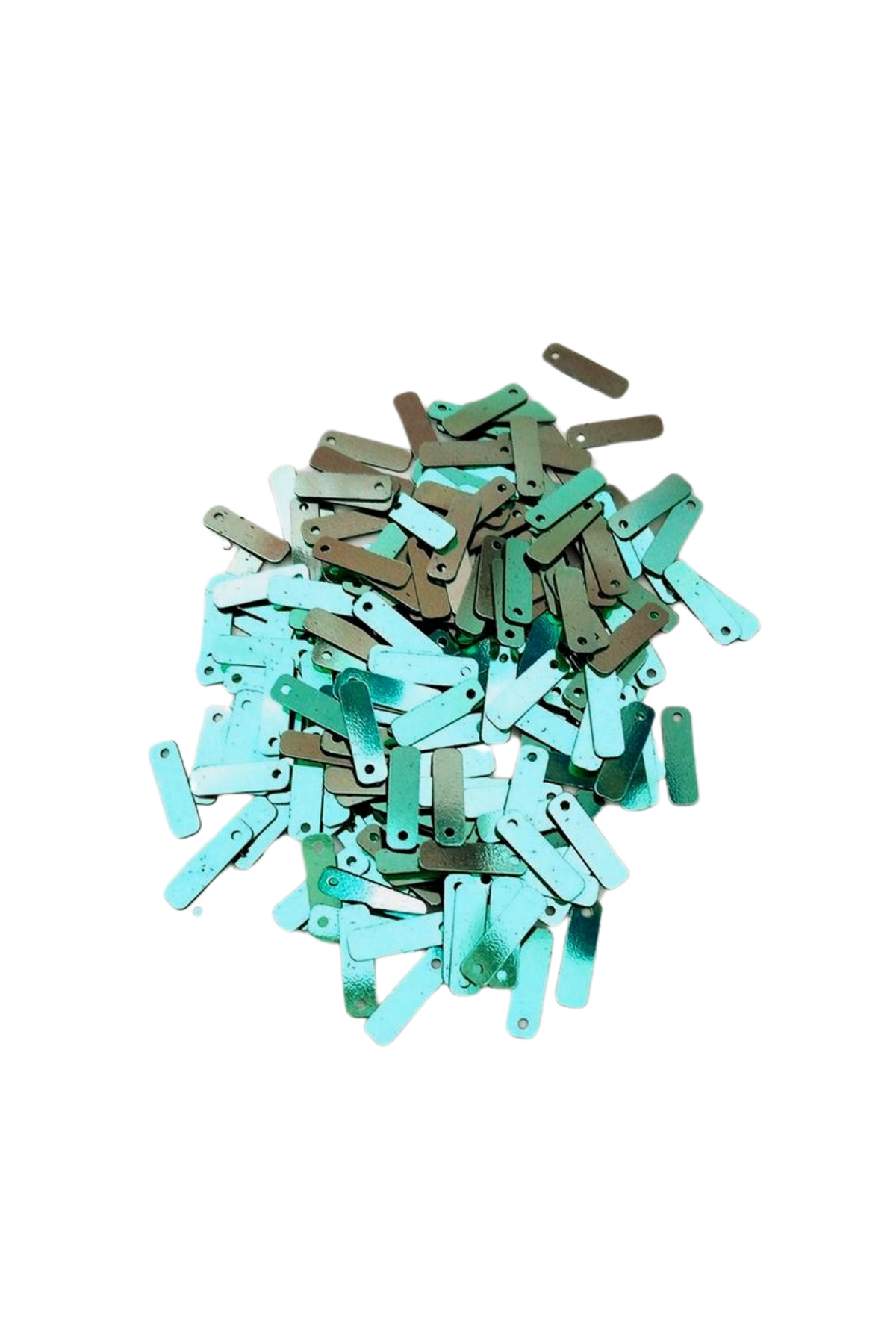 Yeşil 15 x 5 mm Dantel Oya Yazma Halhal Abiye Lazer Kesim Pul 200