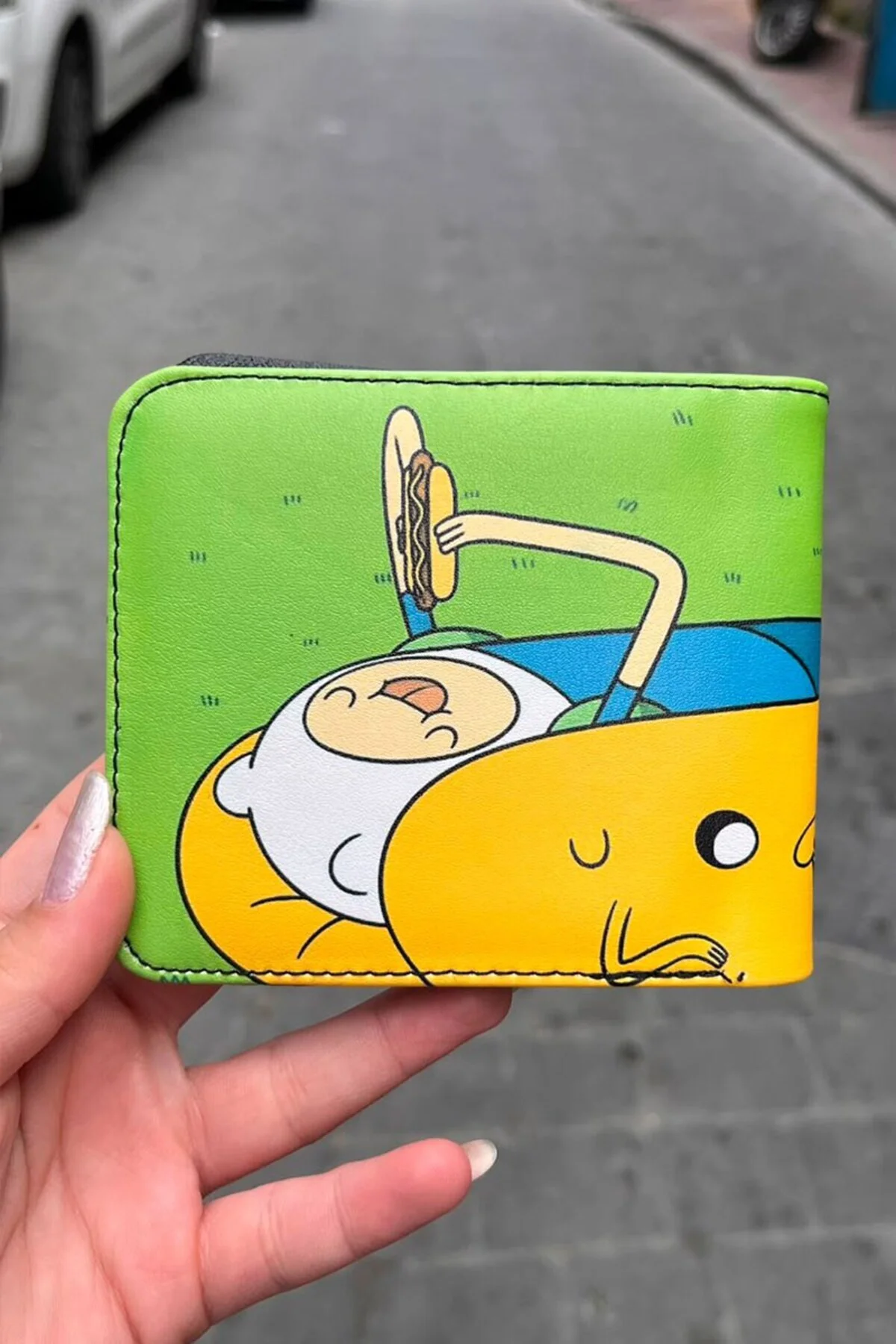 Yeşil Adventure Time Finn and Jack BMO OOO Diyarı Erkek Cüzdan Fiyatı, Yorumları ve Özellikleri