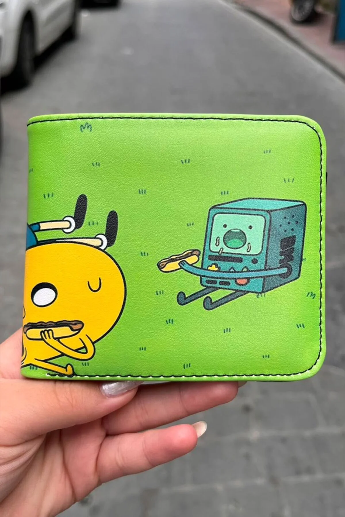 Yeşil Adventure Time Finn and Jack BMO OOO Diyarı Erkek Cüzdan Fiyatı, Yorumları ve Özellikleri