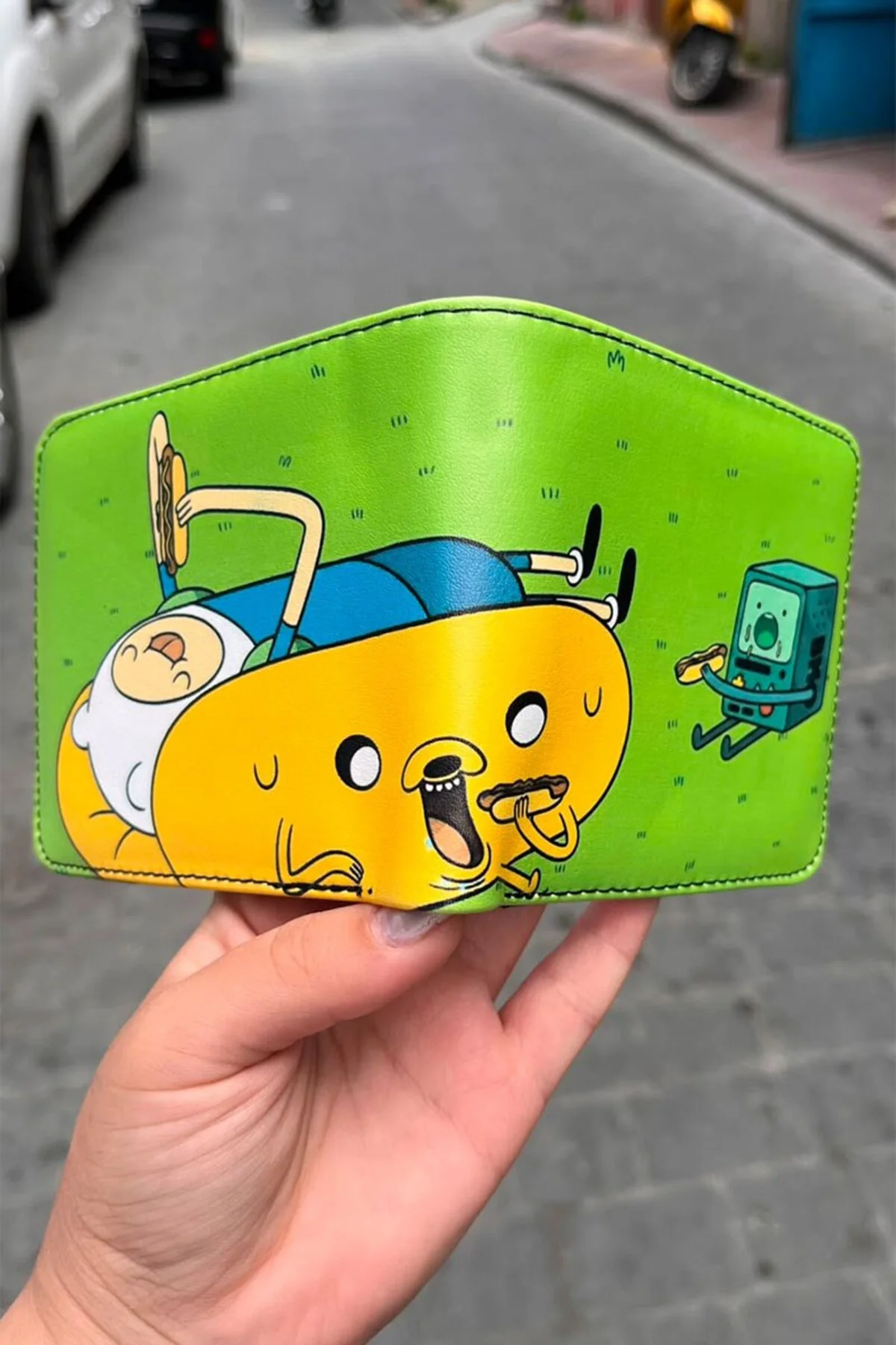 Yeşil Adventure Time Finn and Jack BMO OOO Diyarı Erkek Cüzdan Fiyatı, Yorumları ve Özellikleri