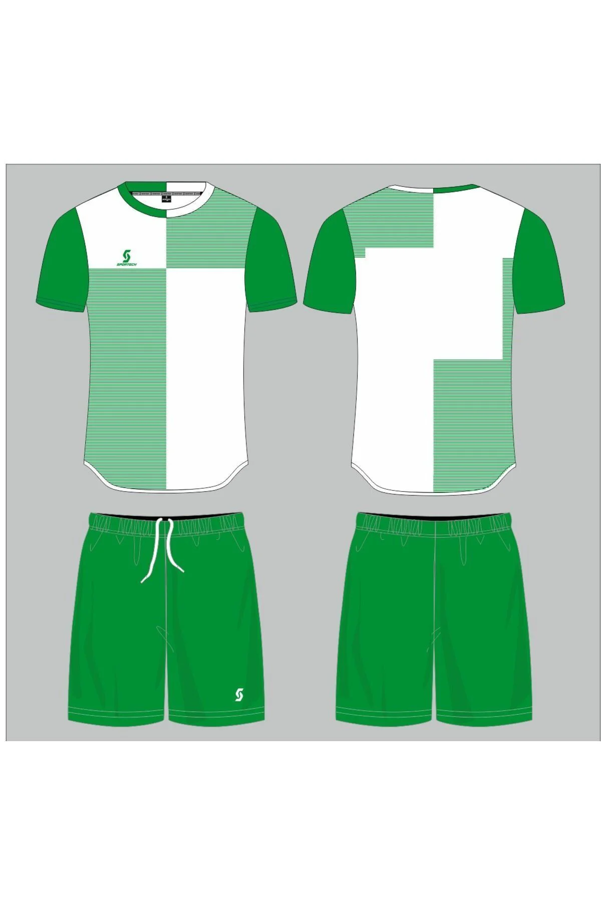 Yeşil-beyaz Forma Takımı (TEK KELİME ISİM VE NUMARA YAZILIR) K013