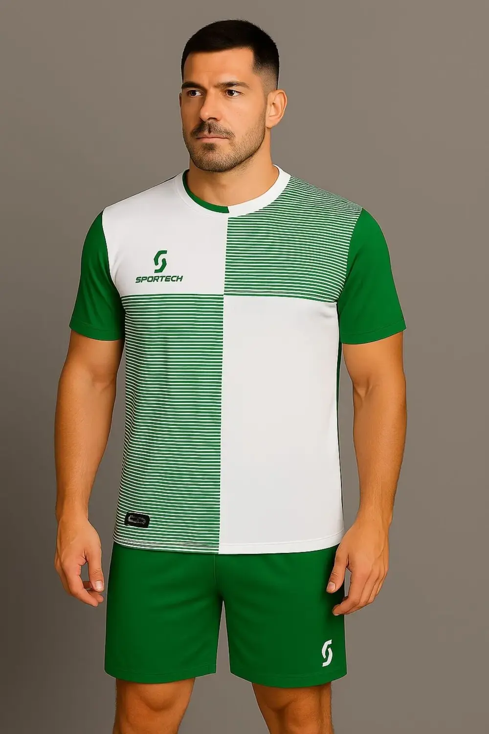 Yeşil-beyaz Forma Takımı (TEK KELİME ISİM VE NUMARA YAZILIR) K013
