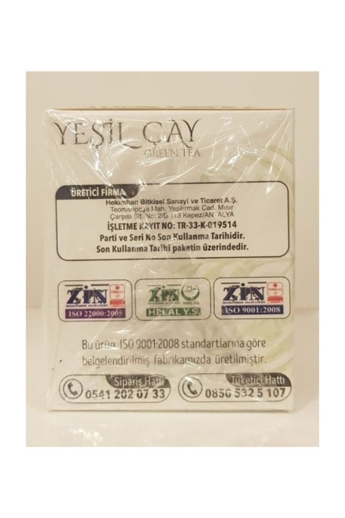 Hekimhan Bitkisel Yeşil Çay 20'Li Süzen Poşet