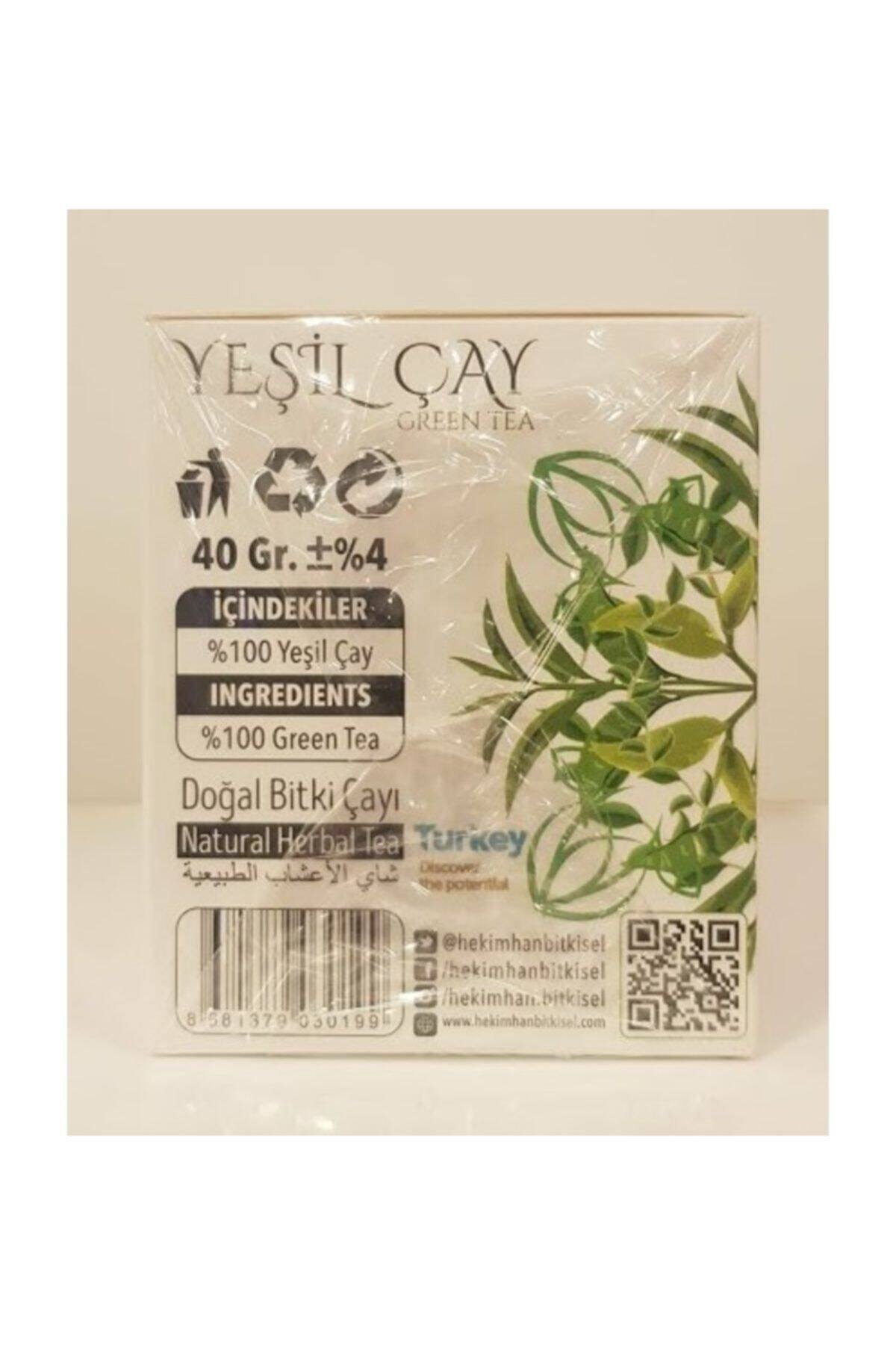 Hekimhan Bitkisel Yeşil Çay 20'Li Süzen Poşet