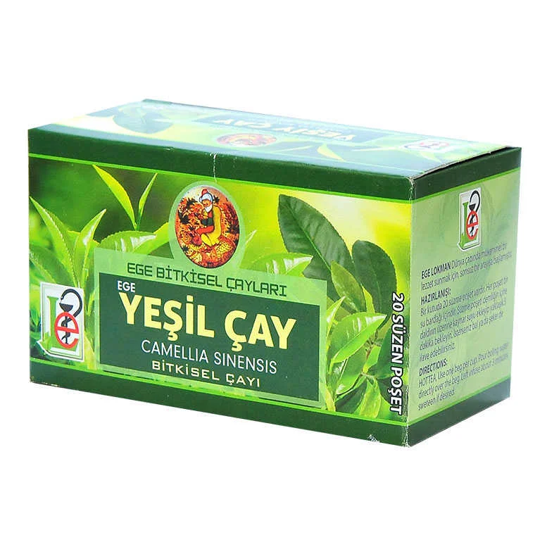 Yeşil Çay  Çayı 20 Süzen Poşet