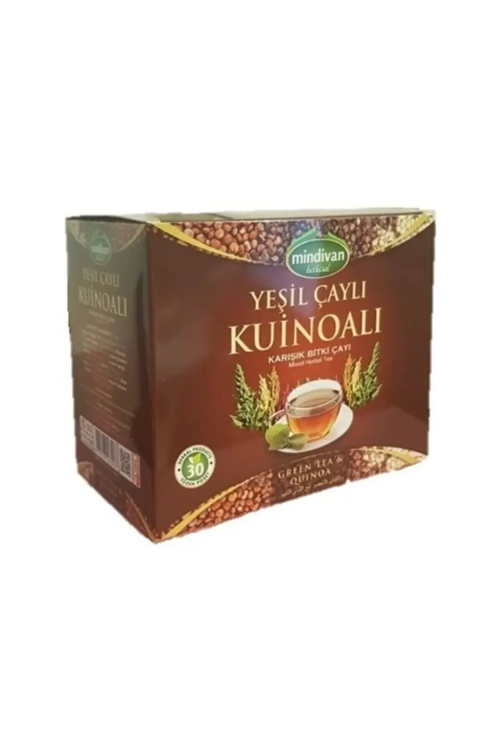 Yeşil Çaylı Kinoa Karışık Bitki Çayı 30 Süzen Poşet