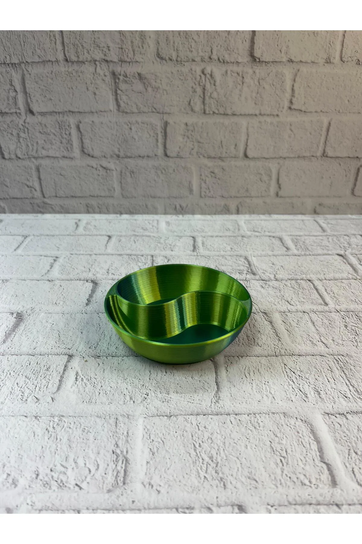 Yeşil Çerezlik Kase Seti 4 Adet 3x12 cm - Lisinya
