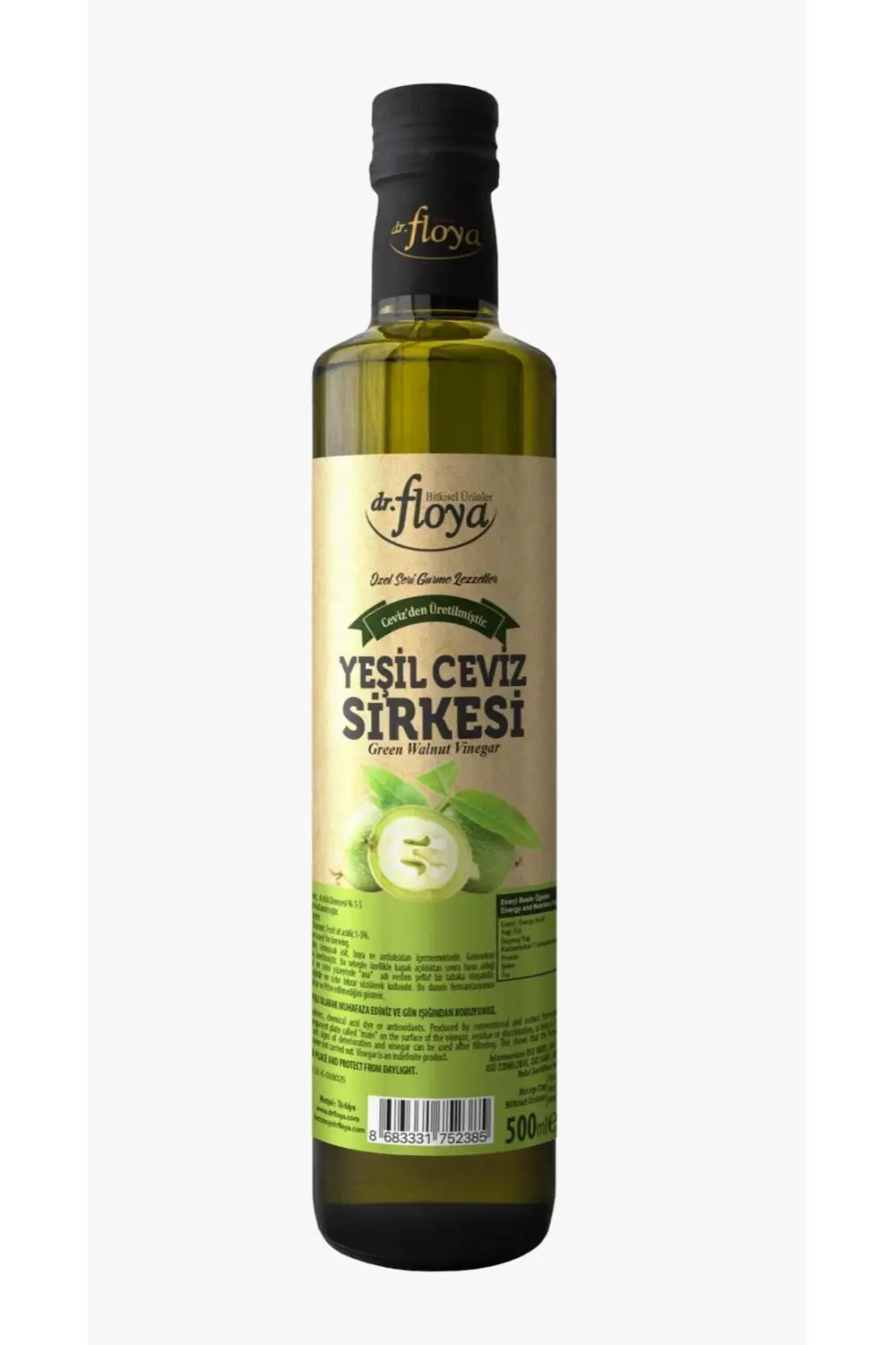 Yeşil Ceviz Sirkesi Doğal Fermantasyon