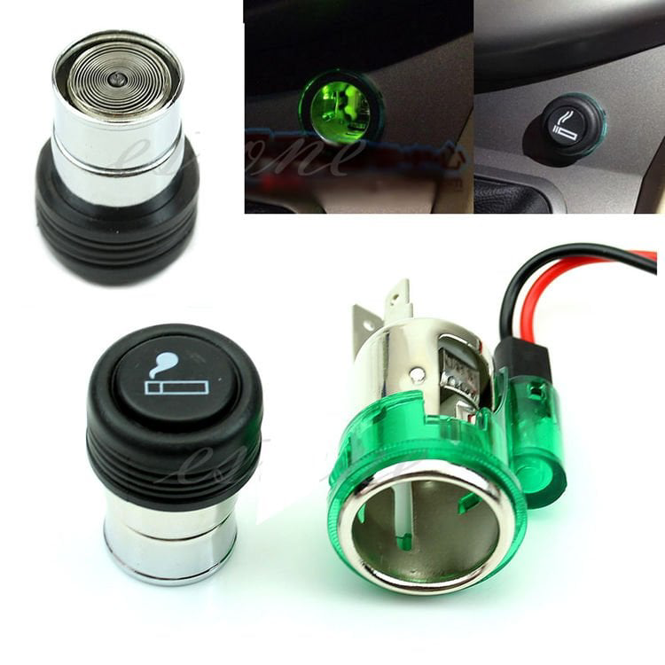 Yeşil Işıklı Çakmak 12V / Icca10 Yeşil Işıklı Çakmak 12V / Icca10