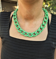 YEŞİL KALIN ZİNCİR KOLYE-ZİNCİRKOL4