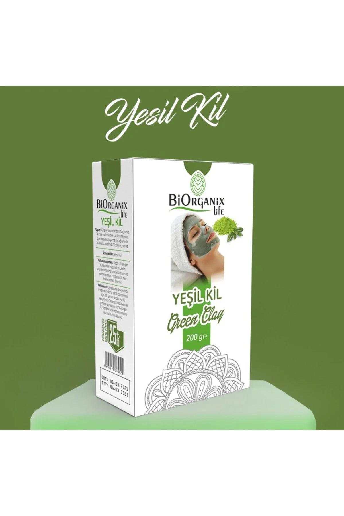 Yeşil Kil 200 G