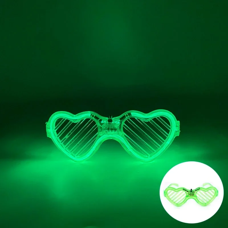 Yeşil LED Işıklı Kalp Gözlük – 3 Modlu Parti & Glow Gözlüğü Yeşil LED Işıklı Kalp Gözlük – 3 Modlu Parti & Glow Gözlüğü