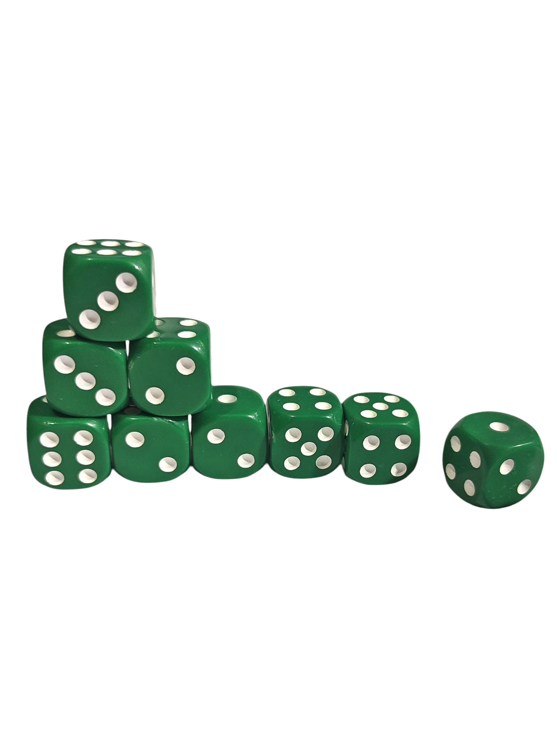 Limmy Yeşil Okey Zari Renkli Masa Oyunlari Zari - 4 Adet