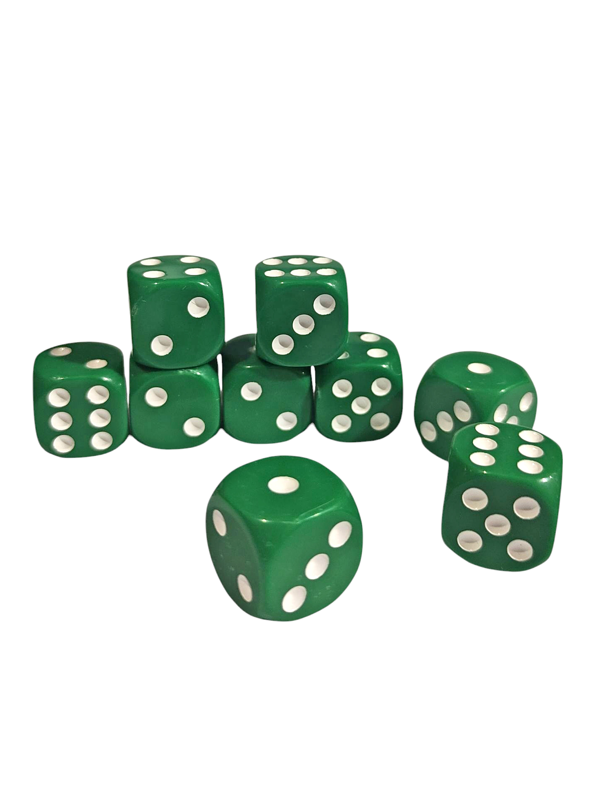 Limmy Yeşil Okey Zari Renkli Masa Oyunlari Zari - 4 Adet