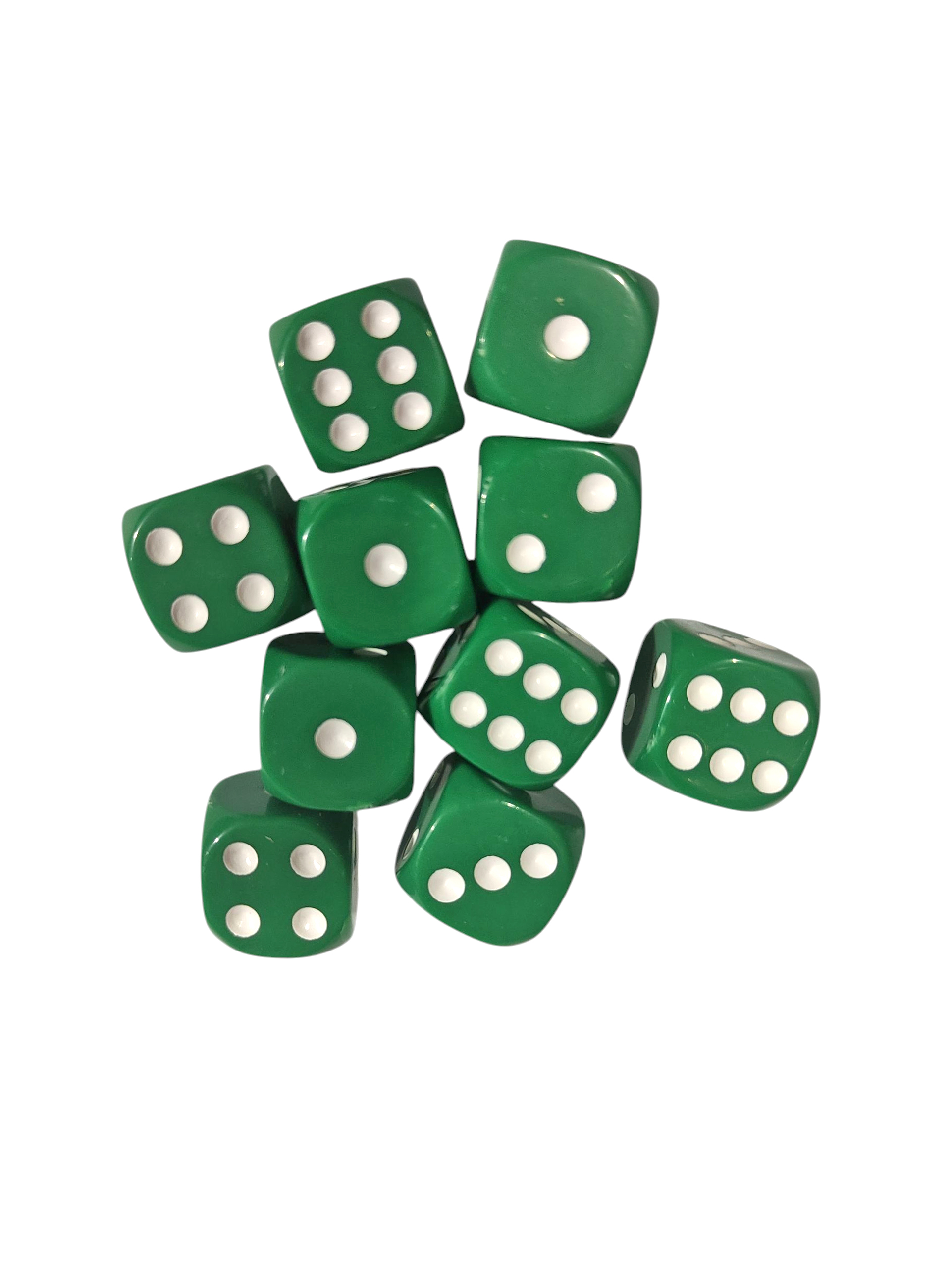 Limmy Yeşil Okey Zari Renkli Masa Oyunlari Zari - 4 Adet