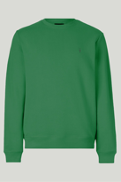 Yeşil Renk Basic Bisiklet Yaka Relaxed Regular Kadın Sweatshirt -