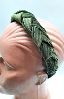 Tükkan Accessories Yeşil Renk Kadife Taç-Taçto7