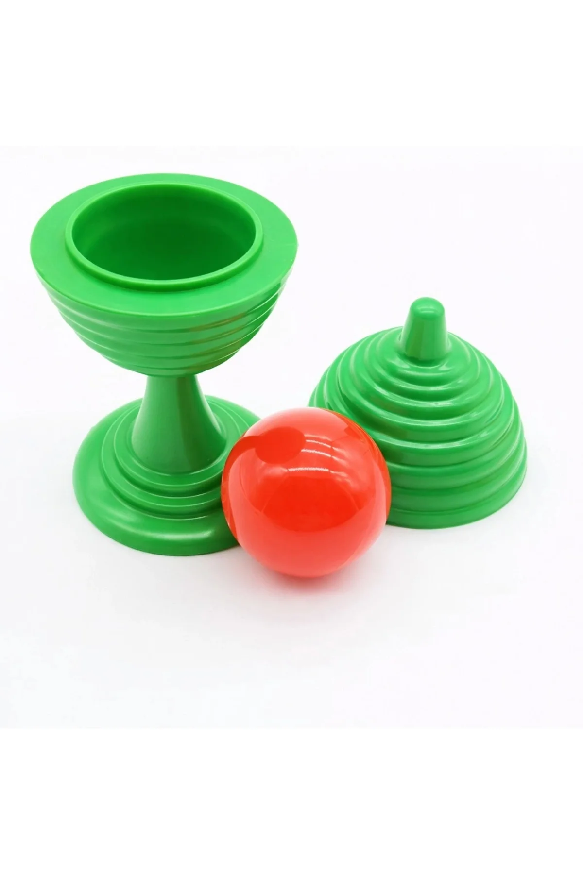 Yeşil Renk Sihirli Kupa Top Kaybetme Oyunu 7 Cm - Lisinya