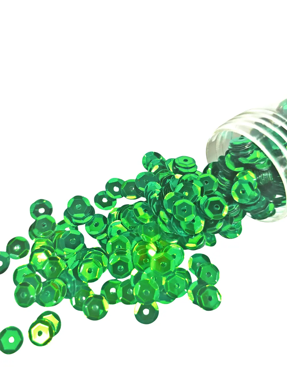 Yeşil Renkli Pul Yuvarlak Pul 8mm Pul- 1 Adet