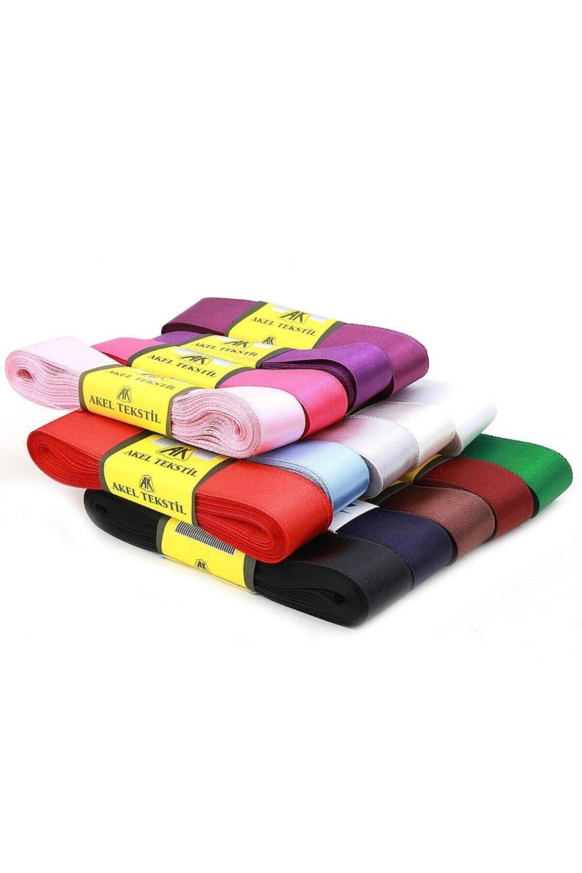 Tuhafiyecimiz Yeşil Saten Kurdele Çift Taraflı 3 Cm Eninde 10 Mt