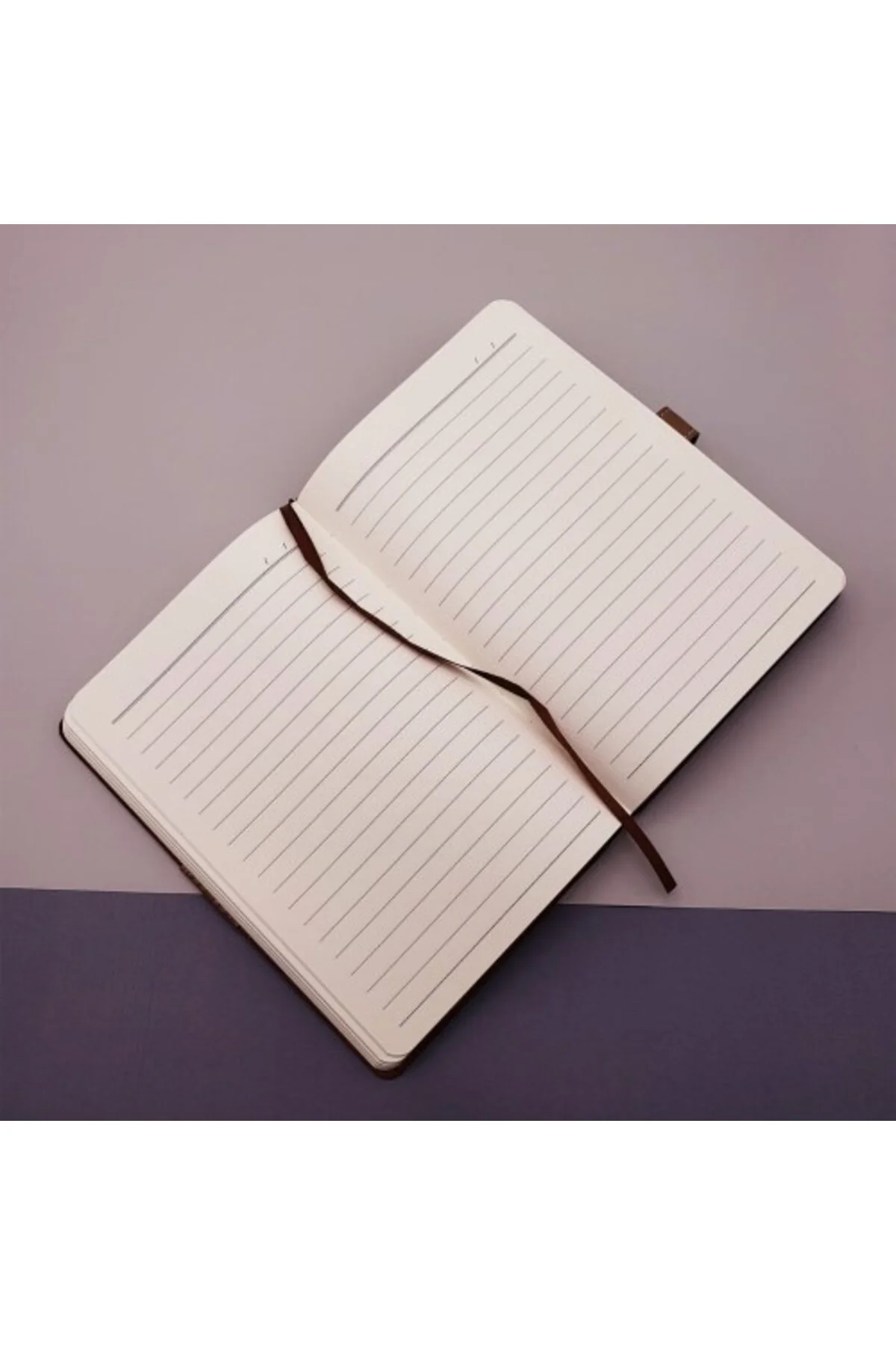 Yeşil Şeritli Defter Ve Yeşil Metal Kalem Set
