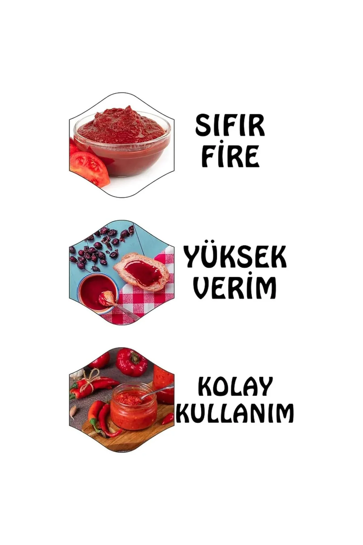 Yeşil SM500 220w 3 hp 500kg/s Salça Makinası