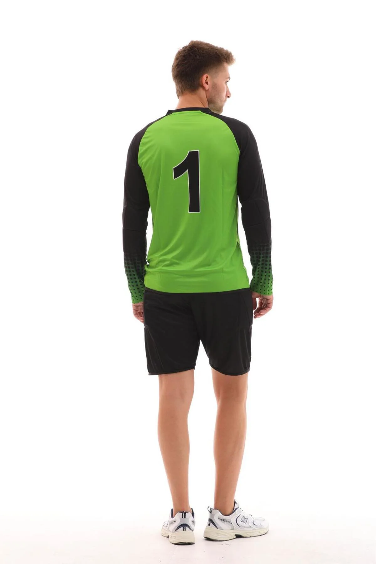 Yeşil Şortu Sünger Destekli Kaleci Forma Takımı R0124