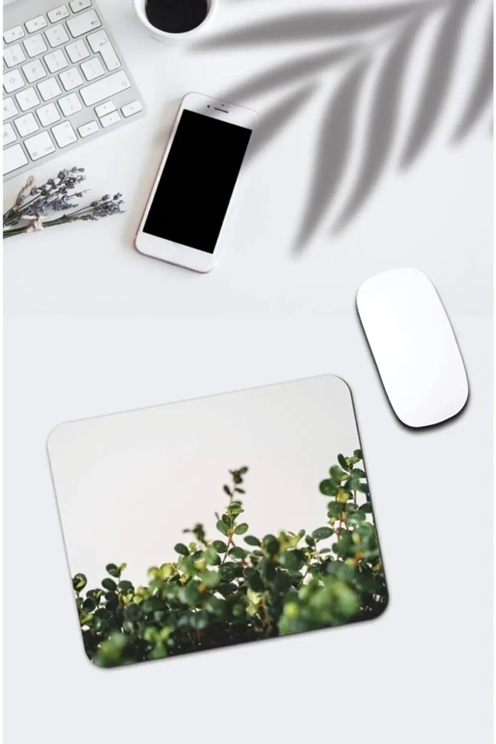 Yeşil Yapraklı Mousepad