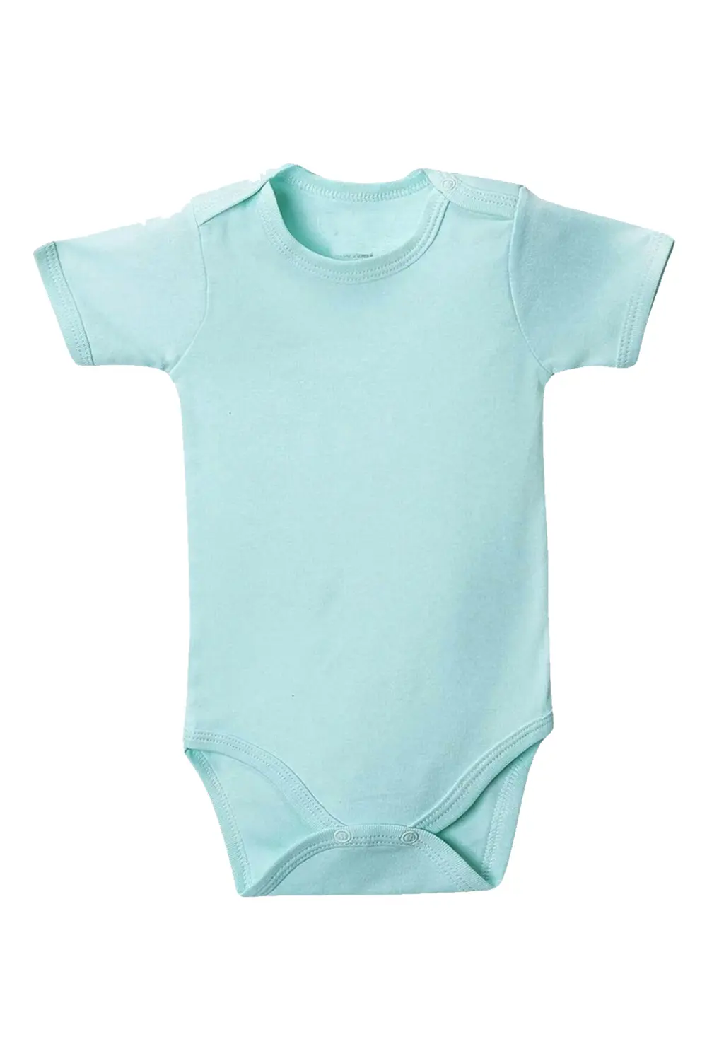 Yeşil Yarım Kol Body Zıbın 7-12 YAŞ Çocuklar İçin (1 ADET) Alttan