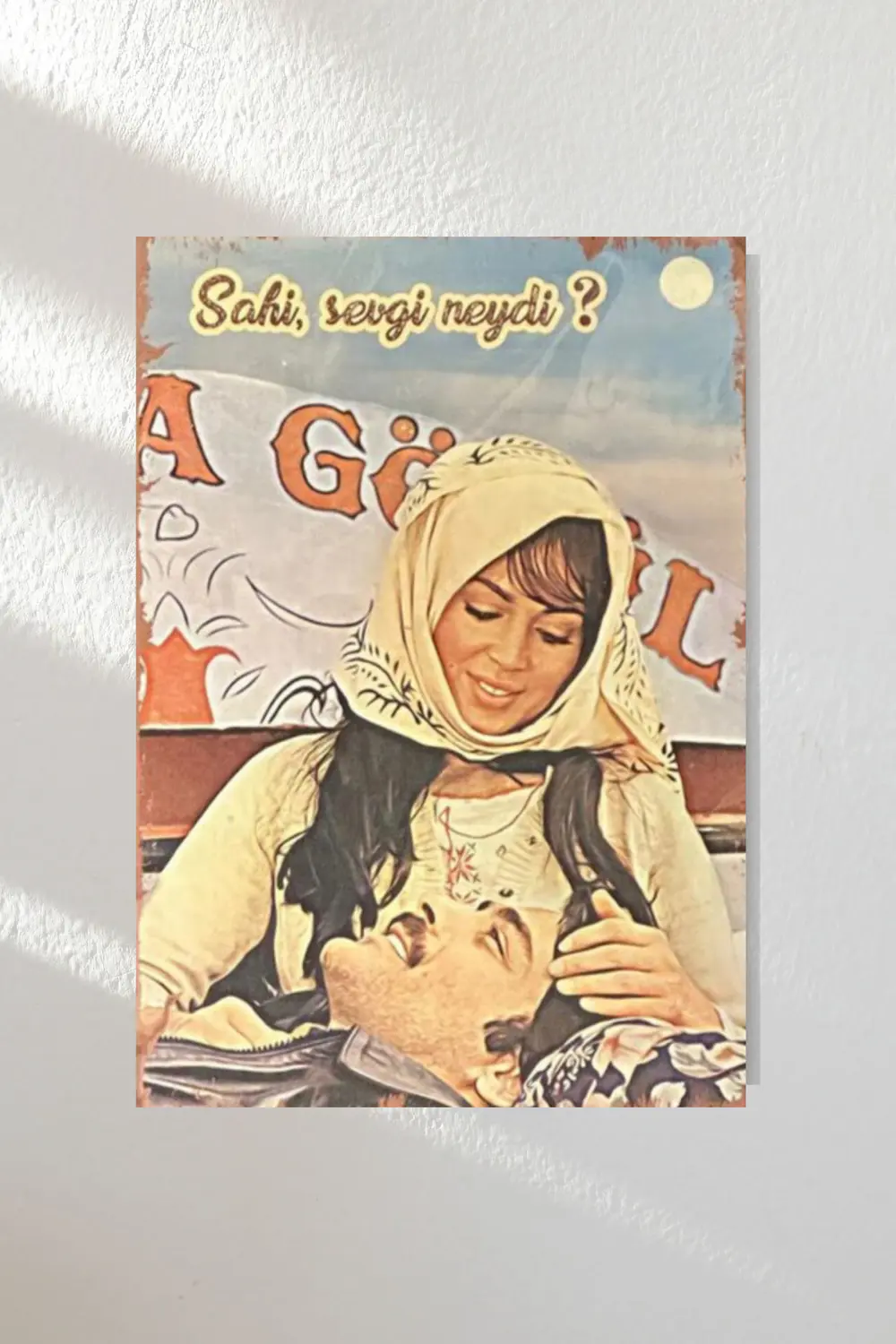 "yeşilçam 3" Ahşap Poster Ikili Set 20*15 Cm