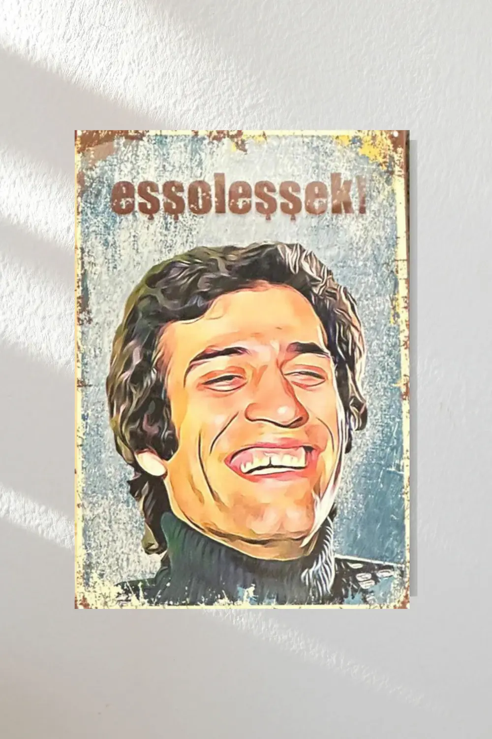 "yeşilçam" Ahşap Poster Altılı Set 20*15 Cm