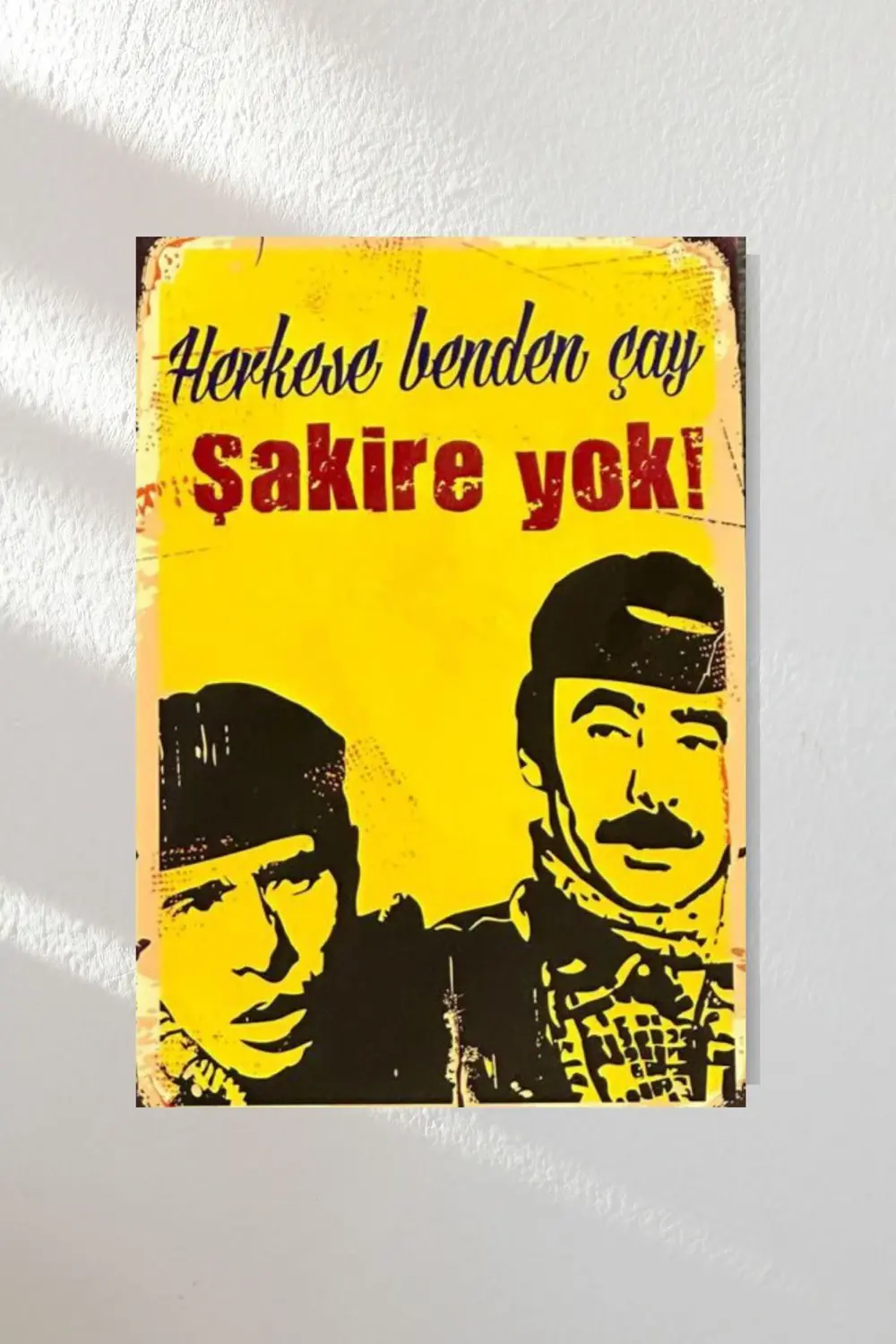 "yeşilçam" Ahşap Poster Altılı Set 20*15 Cm