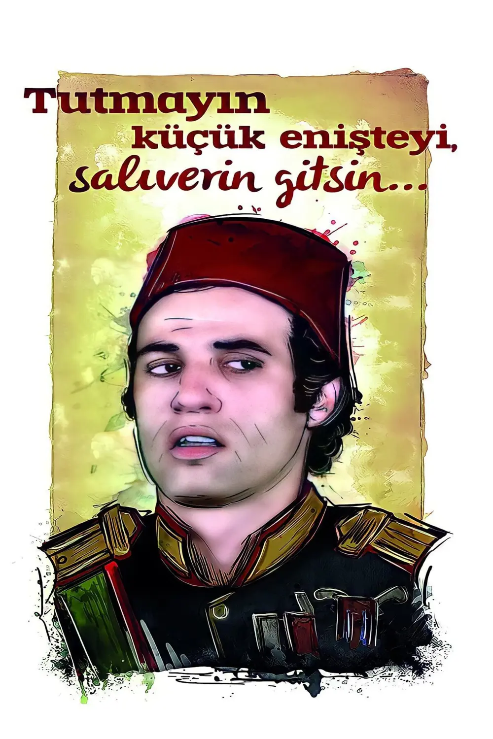 Yeşilçam Temalı 8 Parça Ahşap Tablo Seti