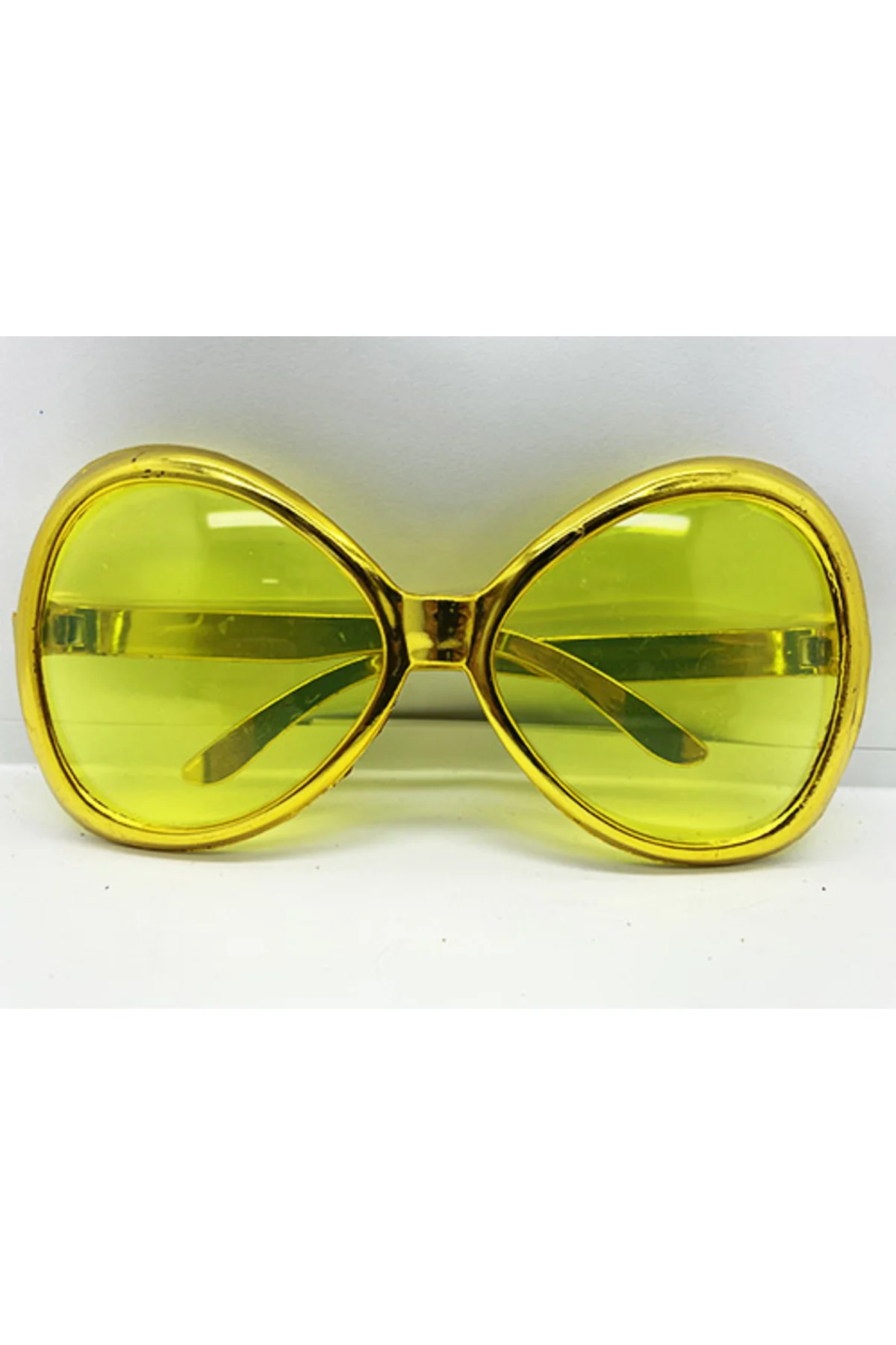Yeşilçam Temalı Parti Gözlüğü Gold Renk 7x16 cm  GO50609912140