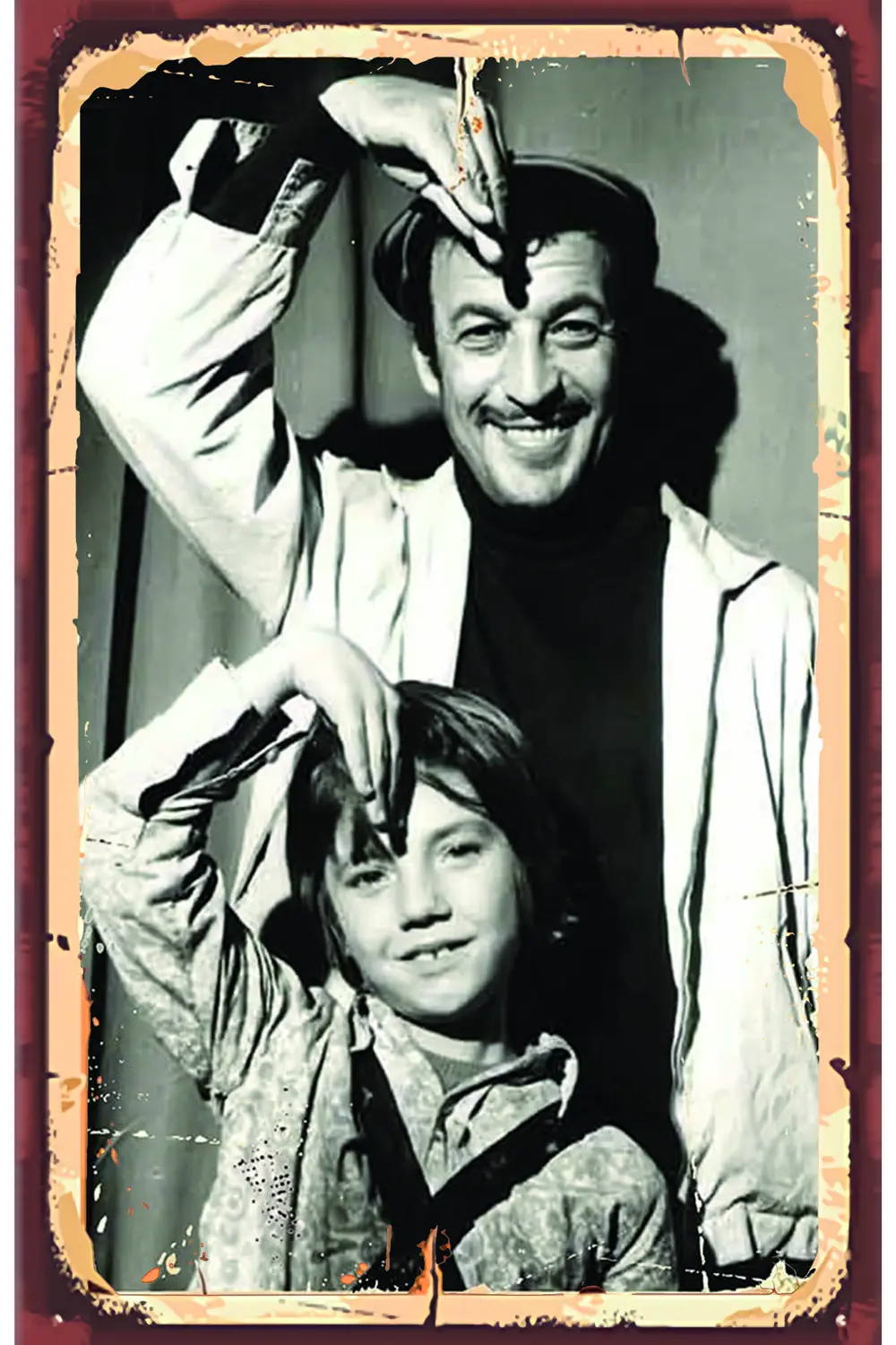 Yeşilçam Temalı Retro Ahşap Poster