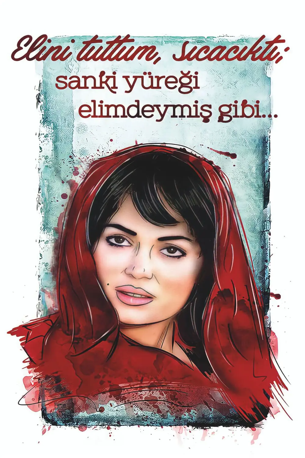 Yeşilçam Temalı Retro Ahşap Poster