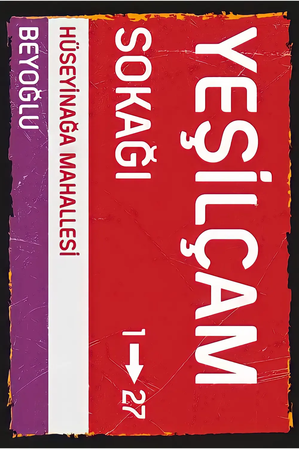 Yeşilçam Temalı Retro Ahşap Poster
