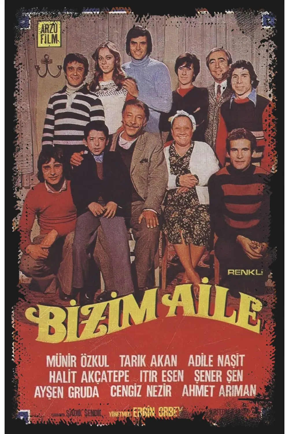 Yeşilçam Temalı Retro Ahşap Poster