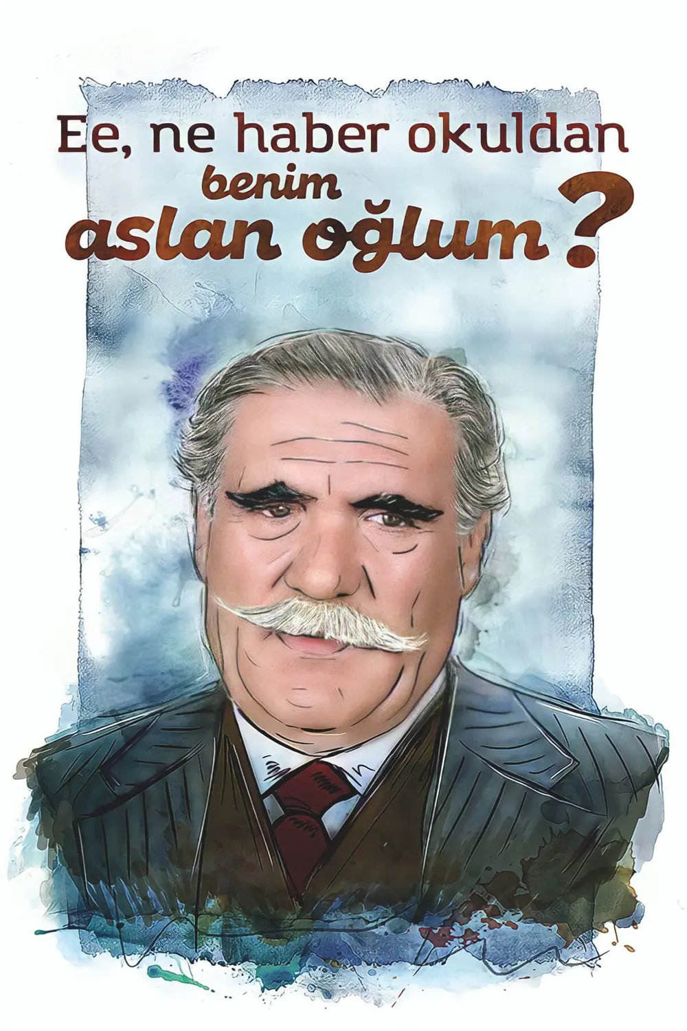 Yeşilçam Temalı Retro Ahşap Poster
