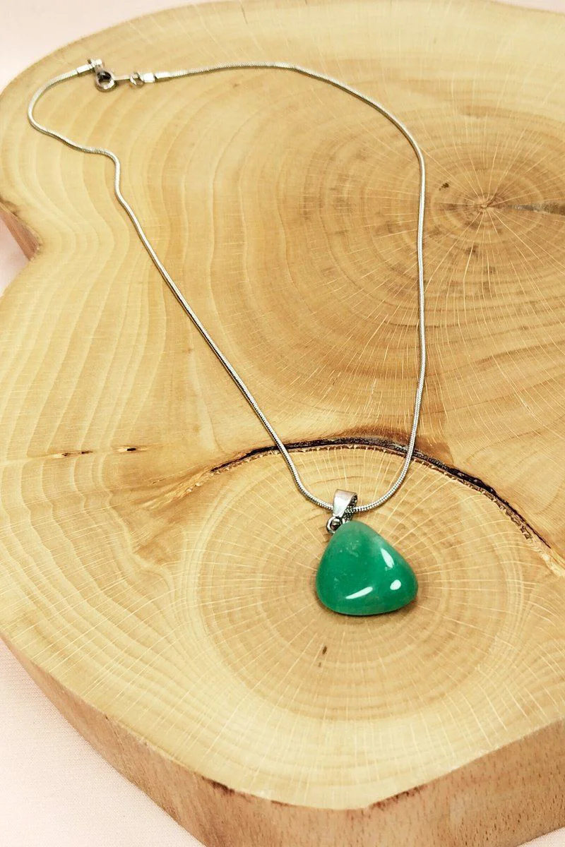 Yeşim Taşı Doğal Kolye - El Yapımı Doğutaşı Kolye | 20 cm Zincir Fiyatı, Yorumları ve Özellikleri