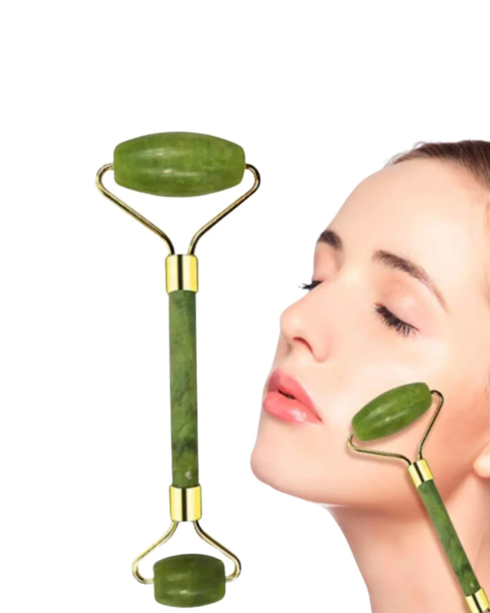 Yeşim Taşı Yüz Bakım Seti: Çift Başlıklı Roller ve Gua Sha ile Cilt Canlılığı