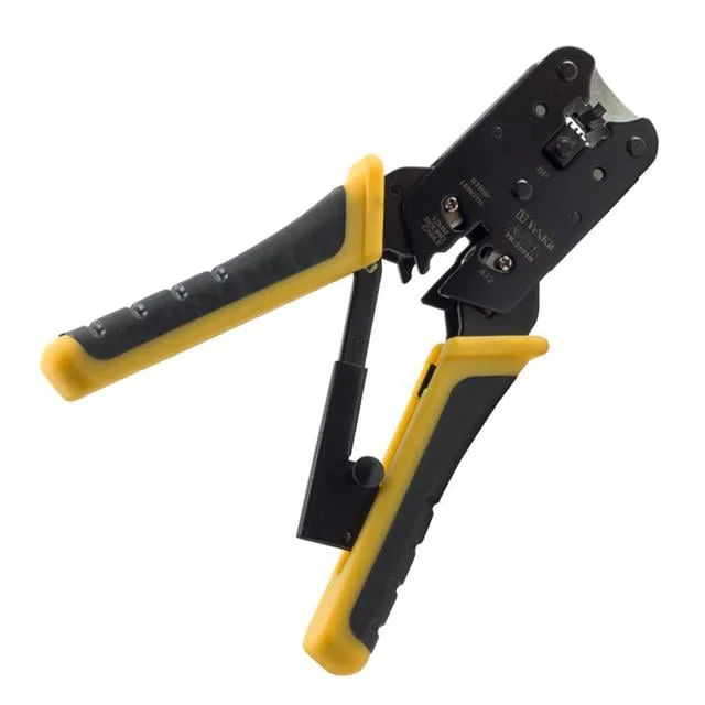 YesKit YK-2101N 3’ü 1 Arada RJ45 Kesme, Soyma ve Konnektör Çakma Seti Kablo Sıkma Pensesi YesKit YK-2101N 3’ü 1 Arada RJ45 Kesme, Soyma ve Konnektör Çakma Seti Kablo Sıkma Pensesi